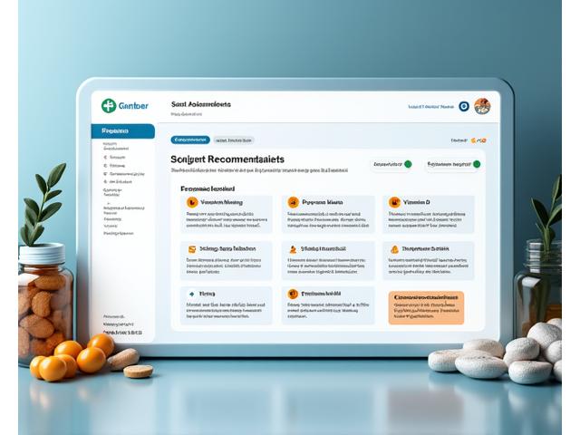 Motor de recomendación de suplementos inteligentes con verificador de interacciones y explicaciones detalladas.