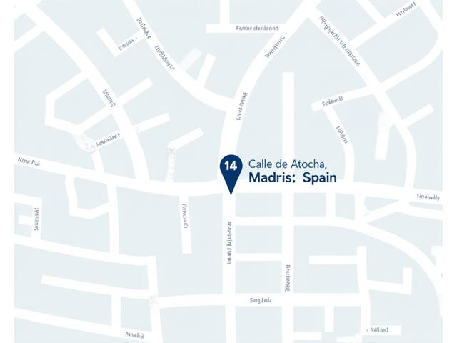 Mapa estático de la ubicación de Cimiento Vital en Calle de Atocha, Madrid.